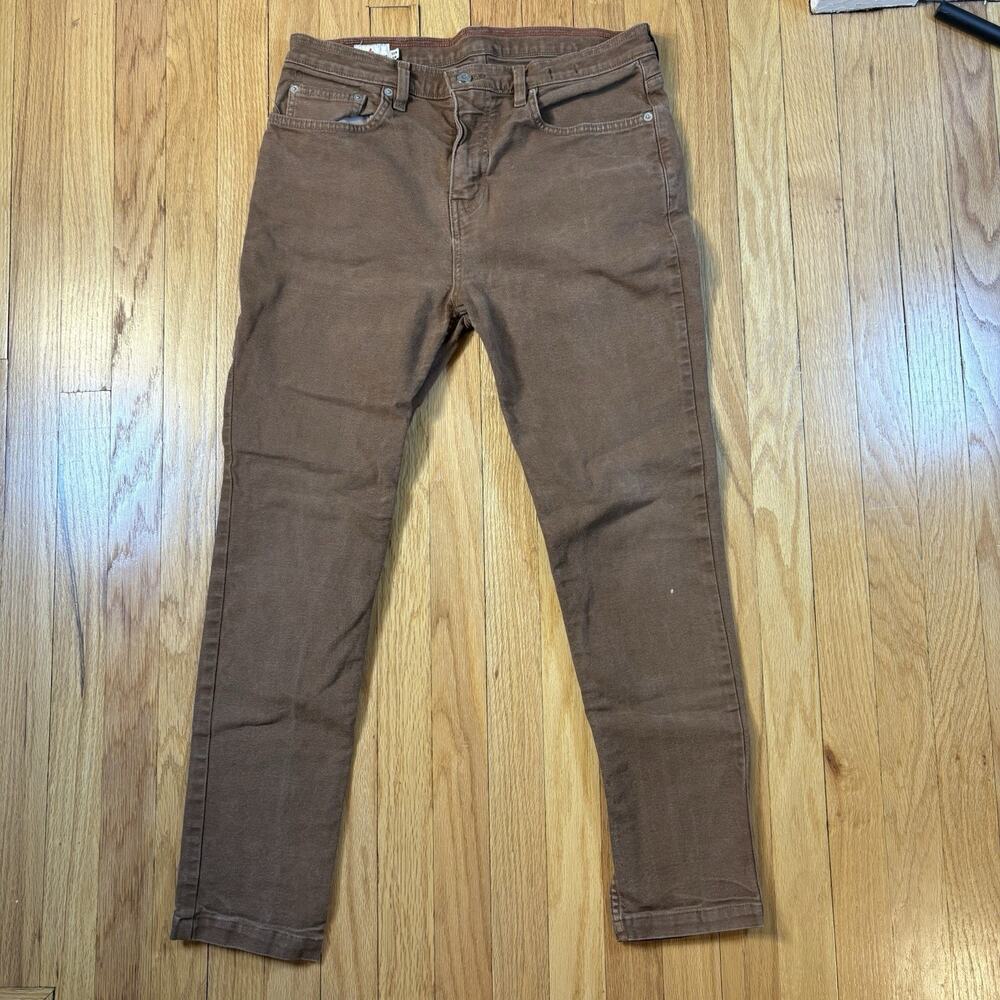American Giant Roughneck Canvas Pants Brown 32x34 (Fits 32x27) Straight USA